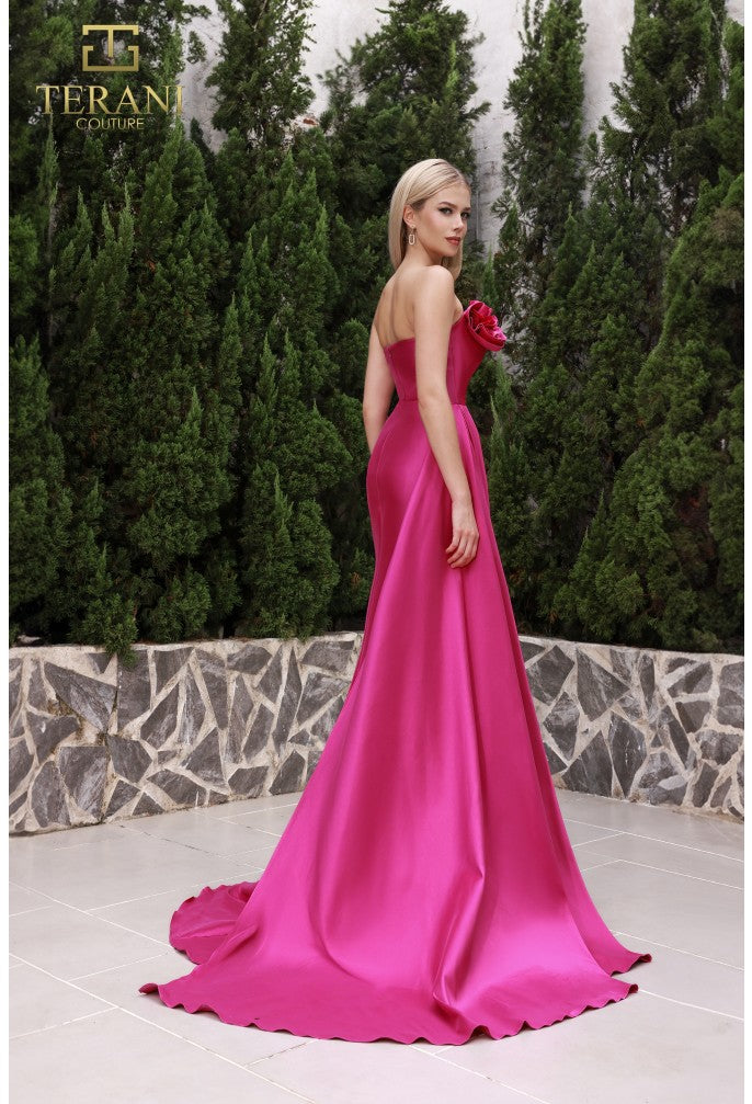 hot pink semi formal dresses Off-the-Shoulder Beaded Short Party Dress with Pockets Hot Pink / XLarge