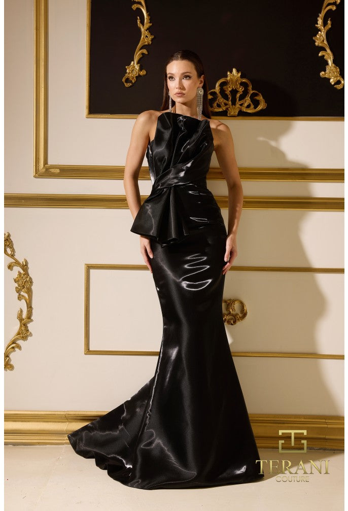 Terani 252E5513 Fitted Shimmer Organza Gown – Mia Bella Couture