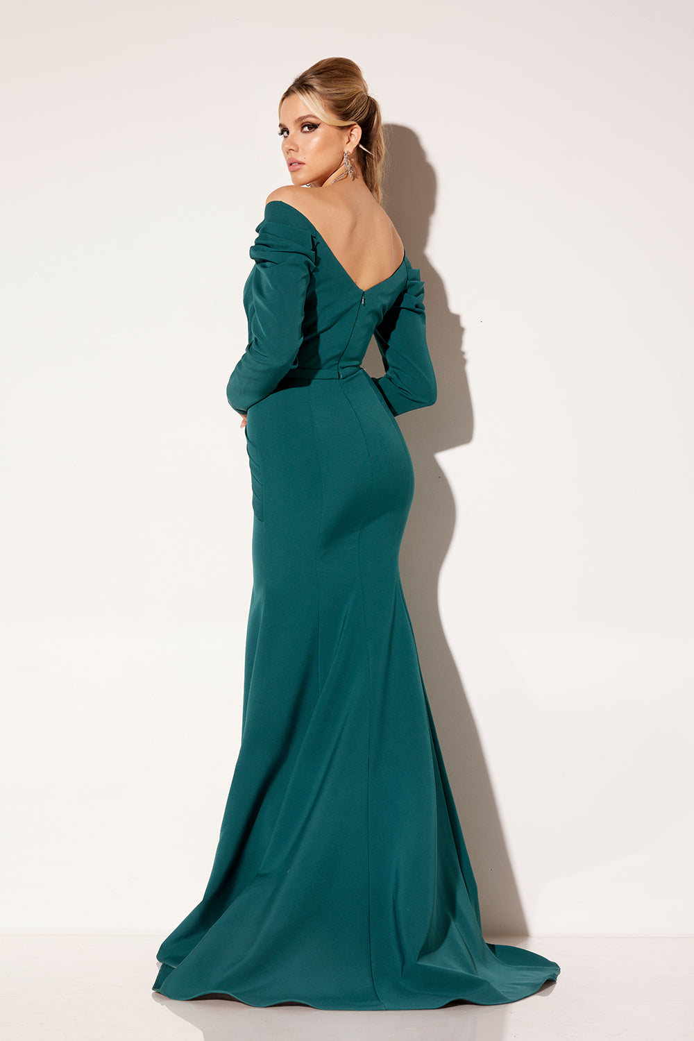 green emerald velvet dress Glitter-Lace Long Prom Dress with Long Sleeves Emerald / 12 green emerald velvet dress Glitter-Lace Long Prom Dress with Long Sleeves Emerald / 12