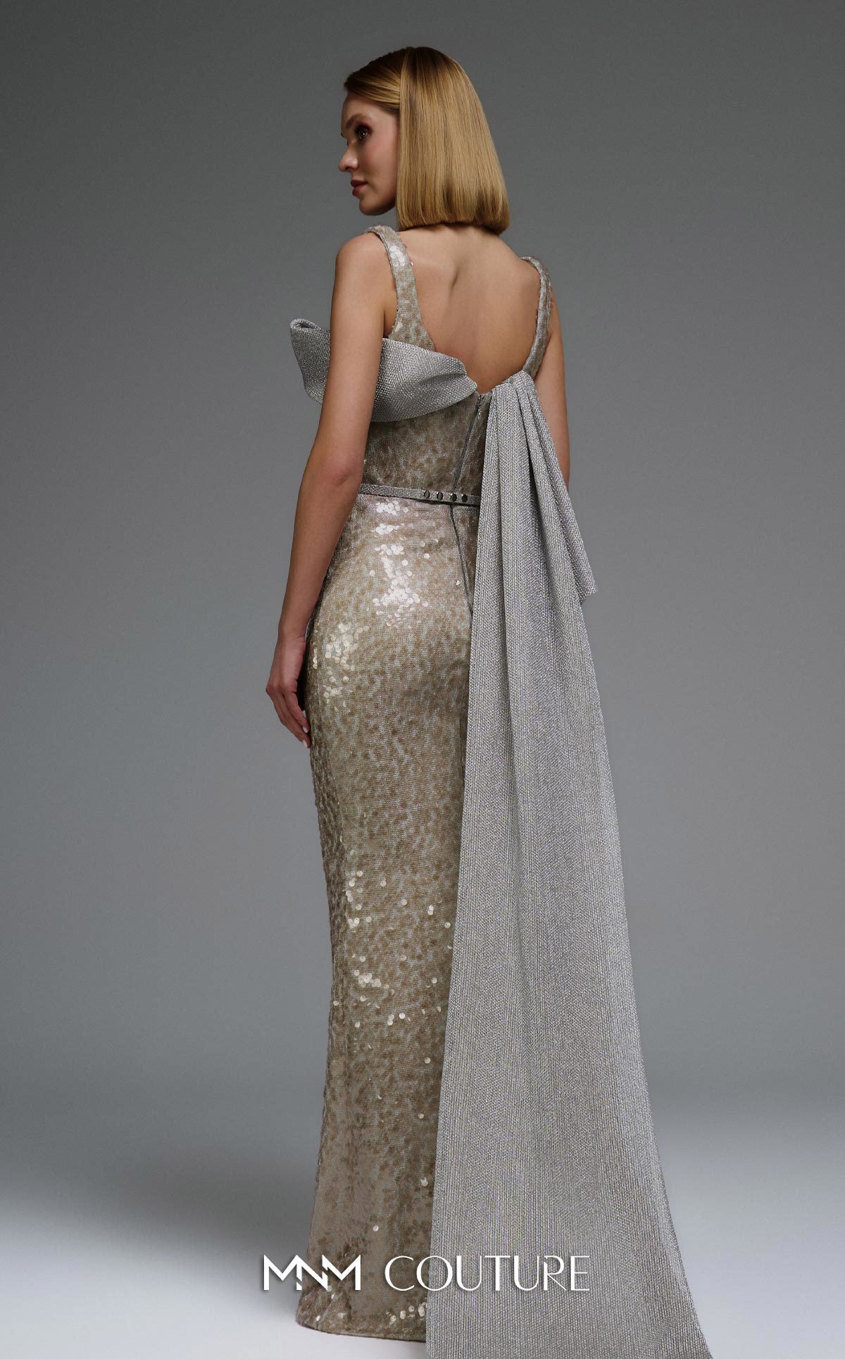 mm couture sequin dress MNM Couture Style F02929
