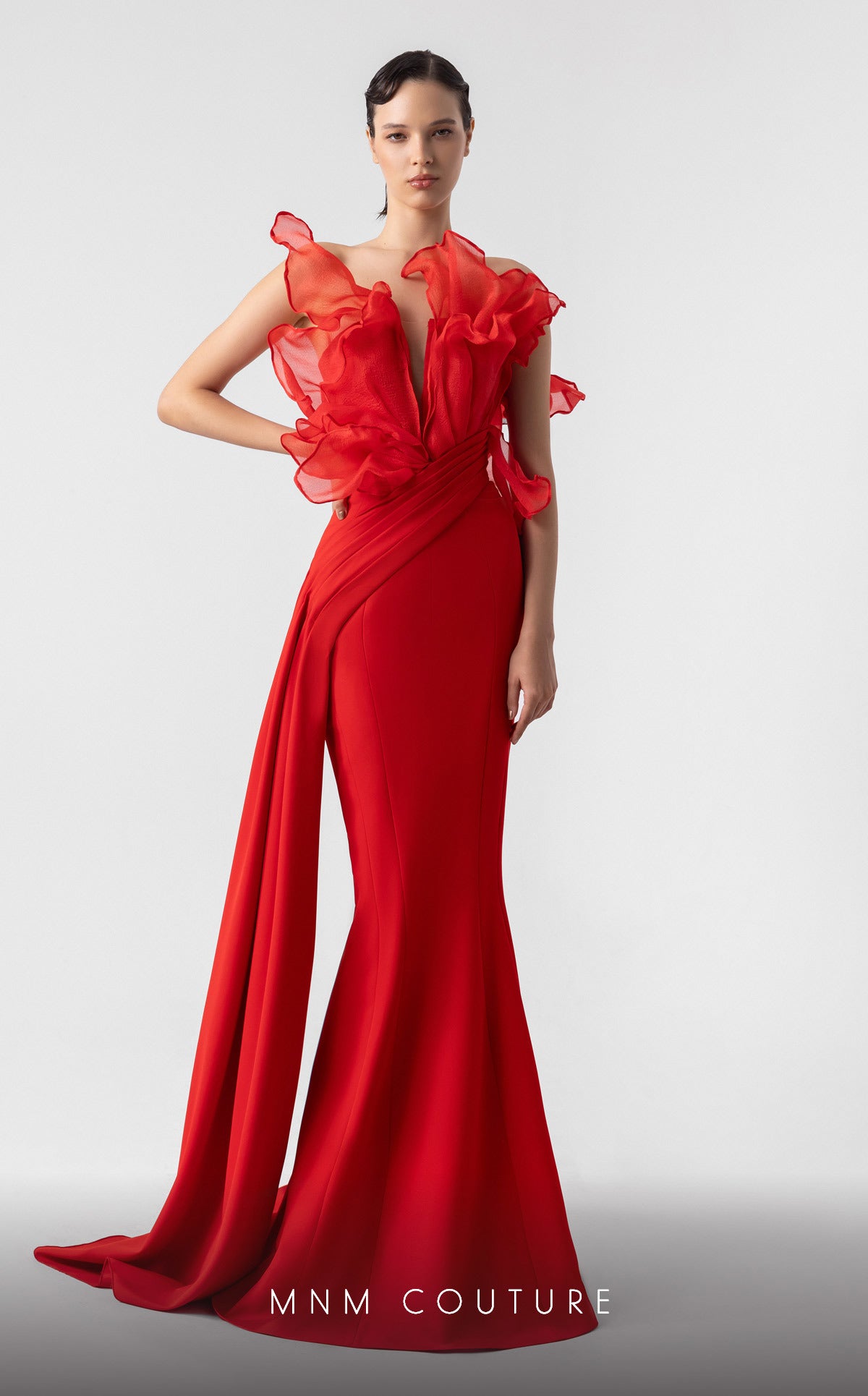 mnm couture red dress MNM Couture
