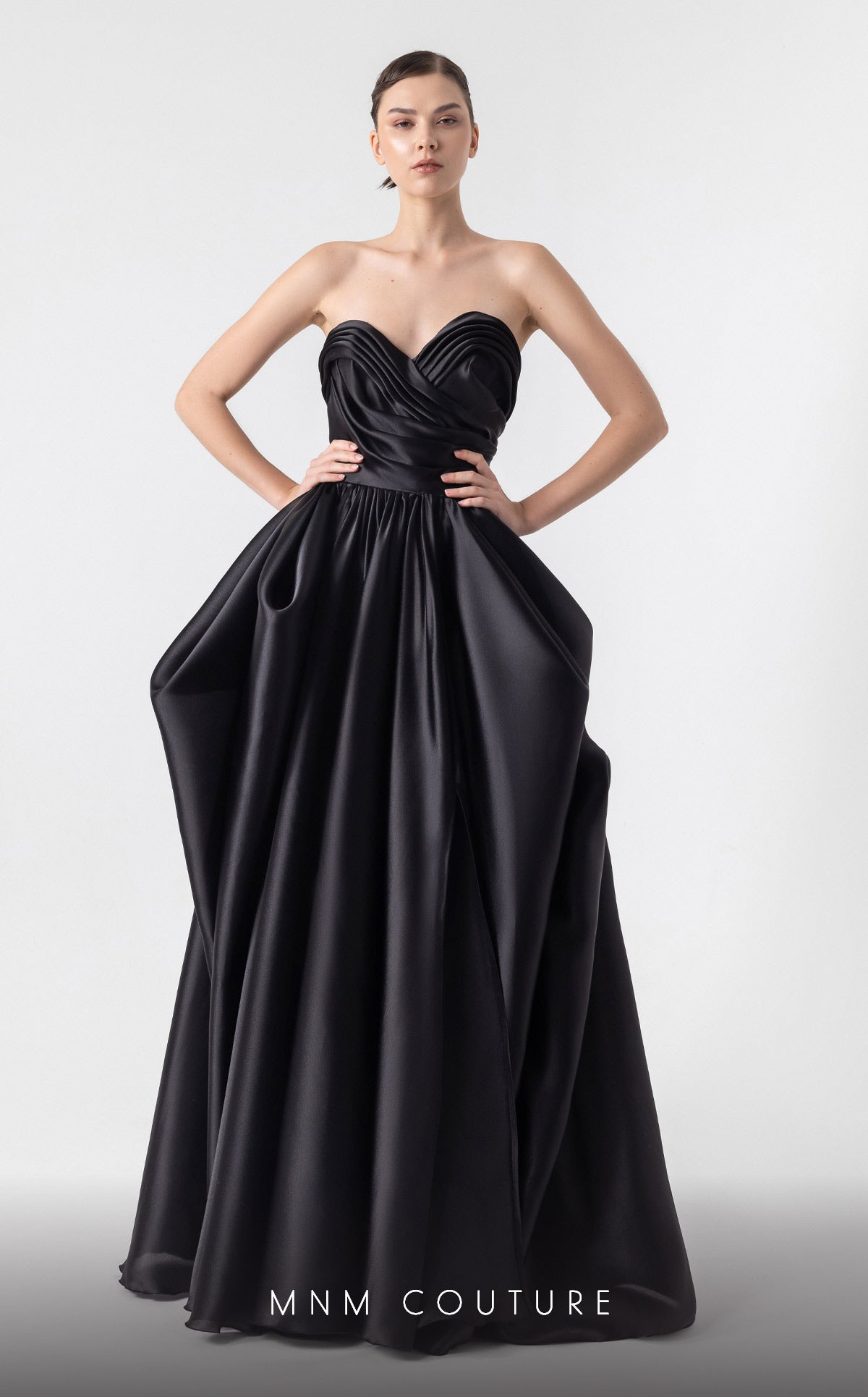 MNM Couture G1921 Elegant A-line Evening Ballgown  Mia Bella Couture