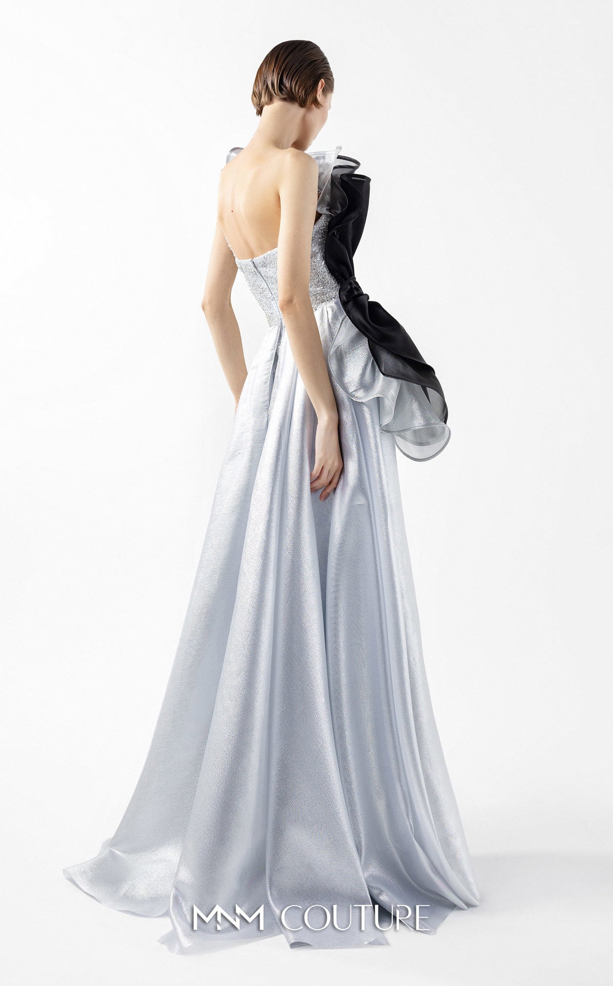 sachin and babi light blue dress MNM Couture G2037