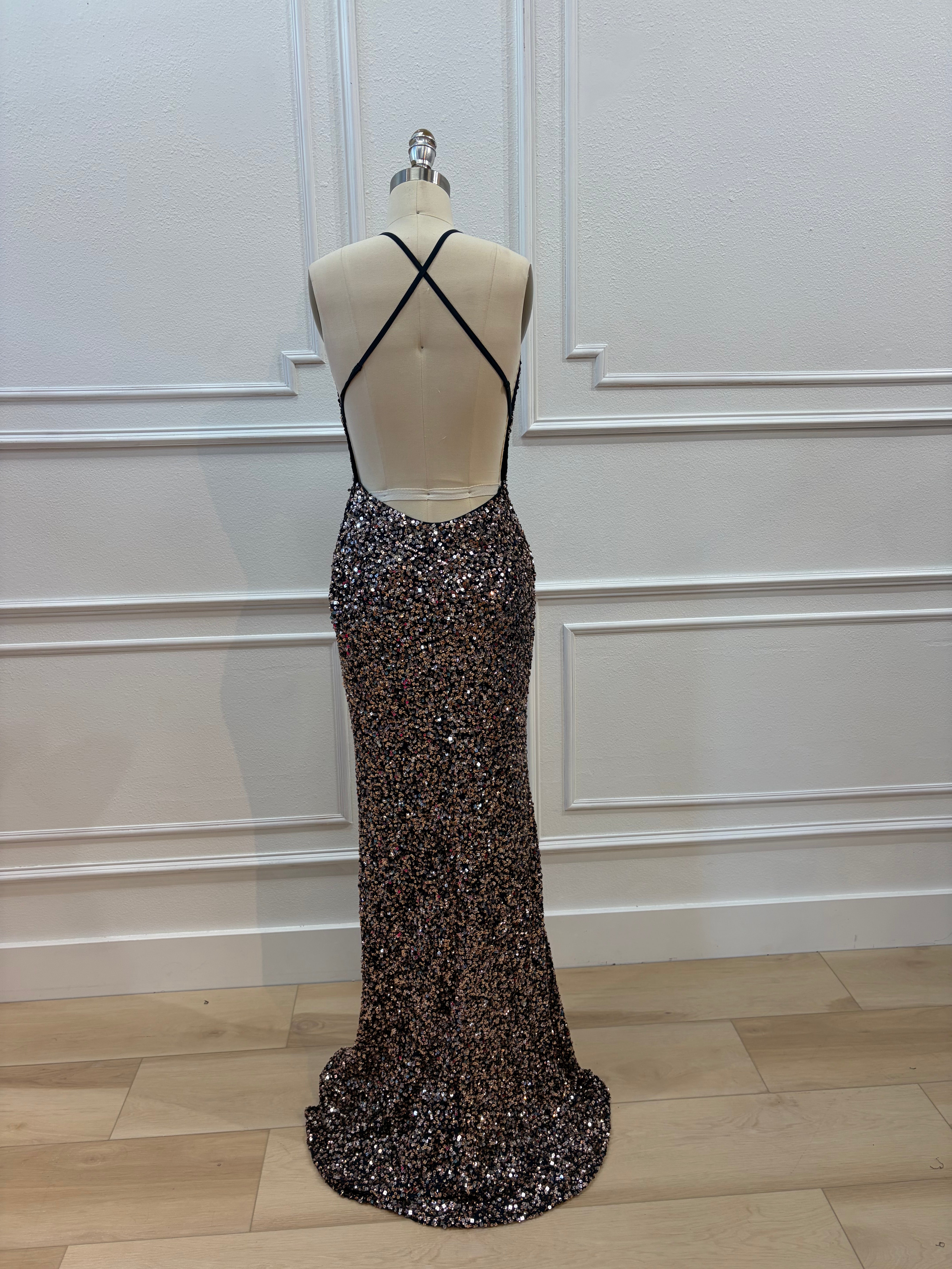 aleta gold dress 275 Category_Homecoming Dresses Under $100