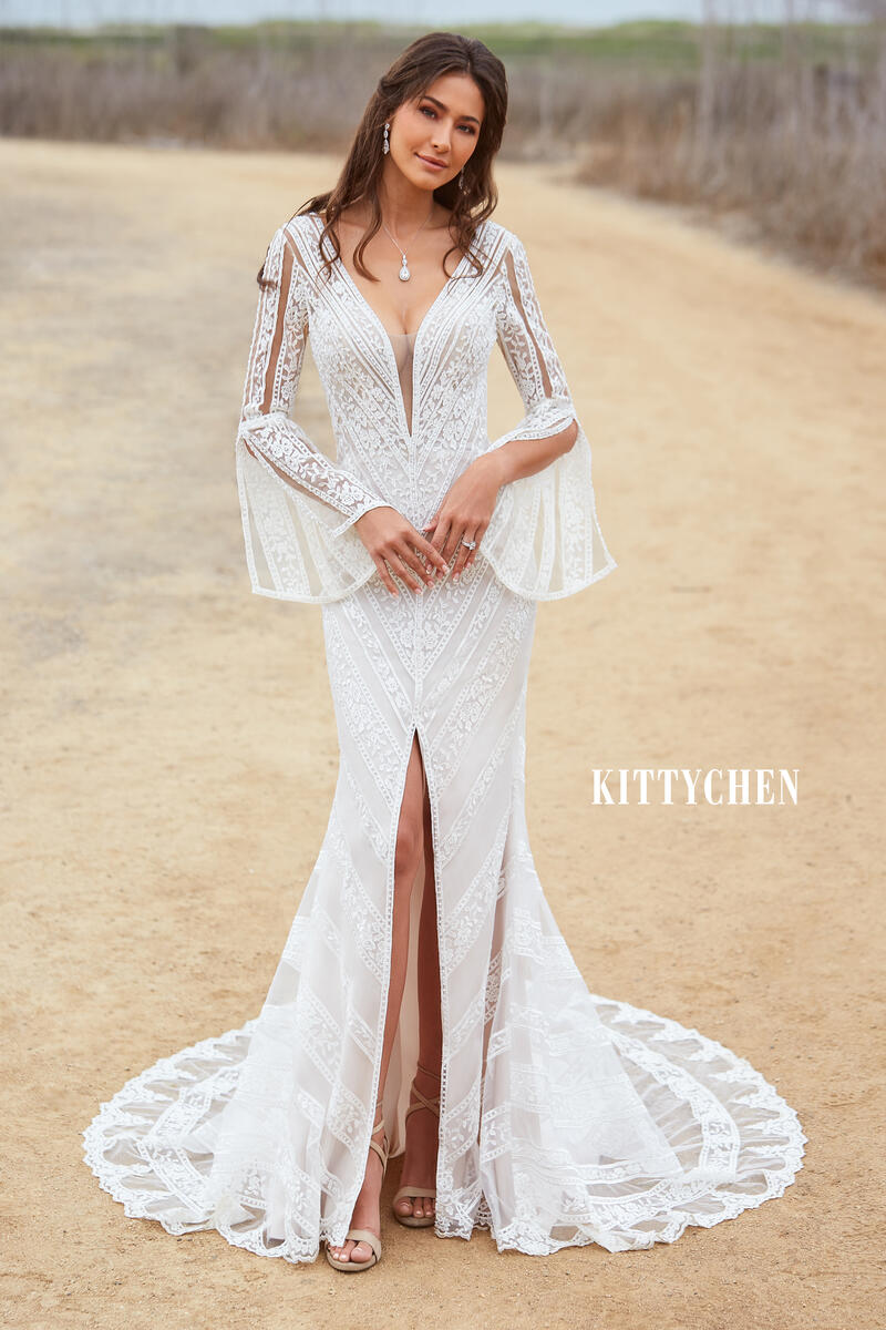 The Lulu Style H1963 by Kitty Chen Couture Bridal Gown with  Mia Bella  Couture