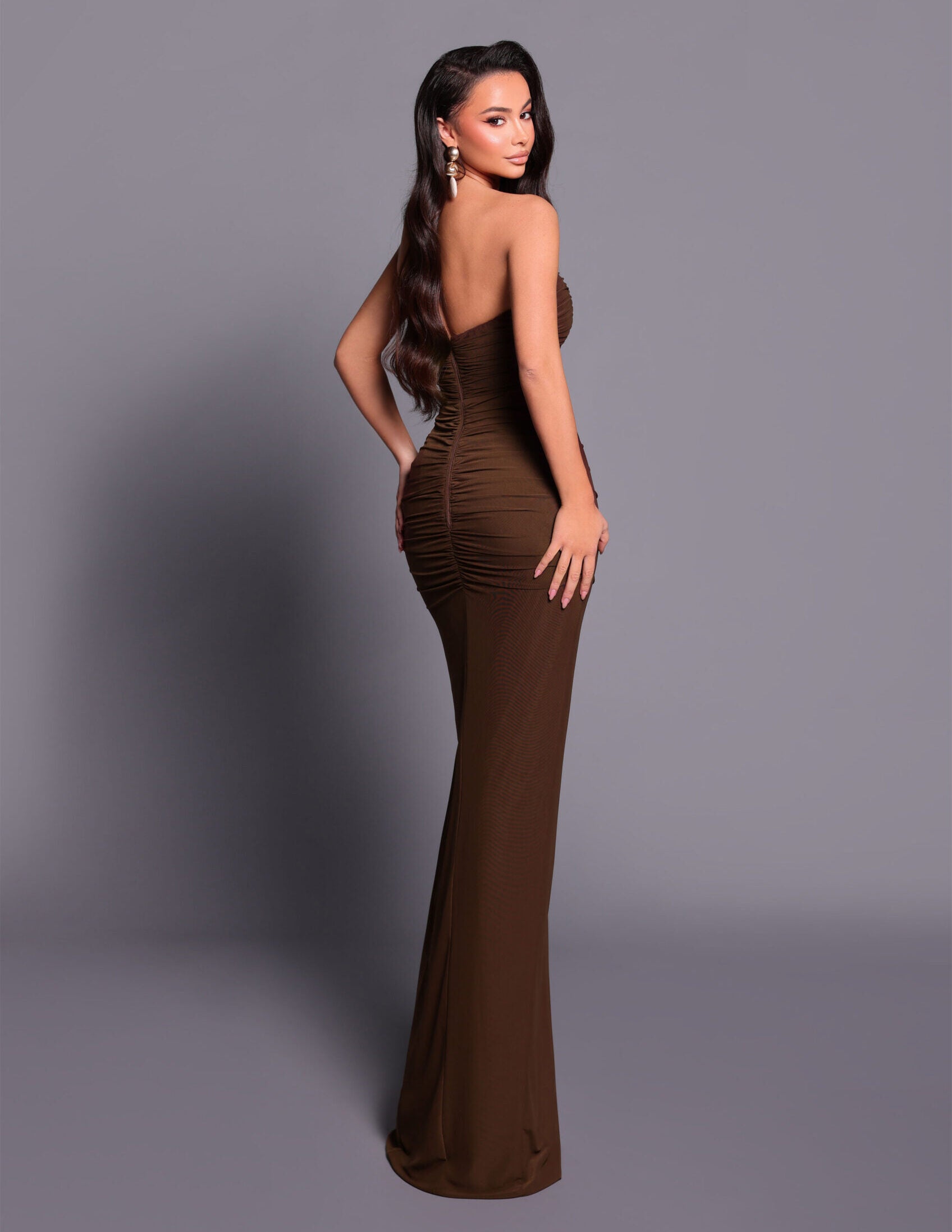 Nicoletta NBM2006 Elegantly Fitted Evening Gown Mia Bella Couture Nicoletta NBM2006 Elegantly Fitted Evening Gown Mia Bella Couture