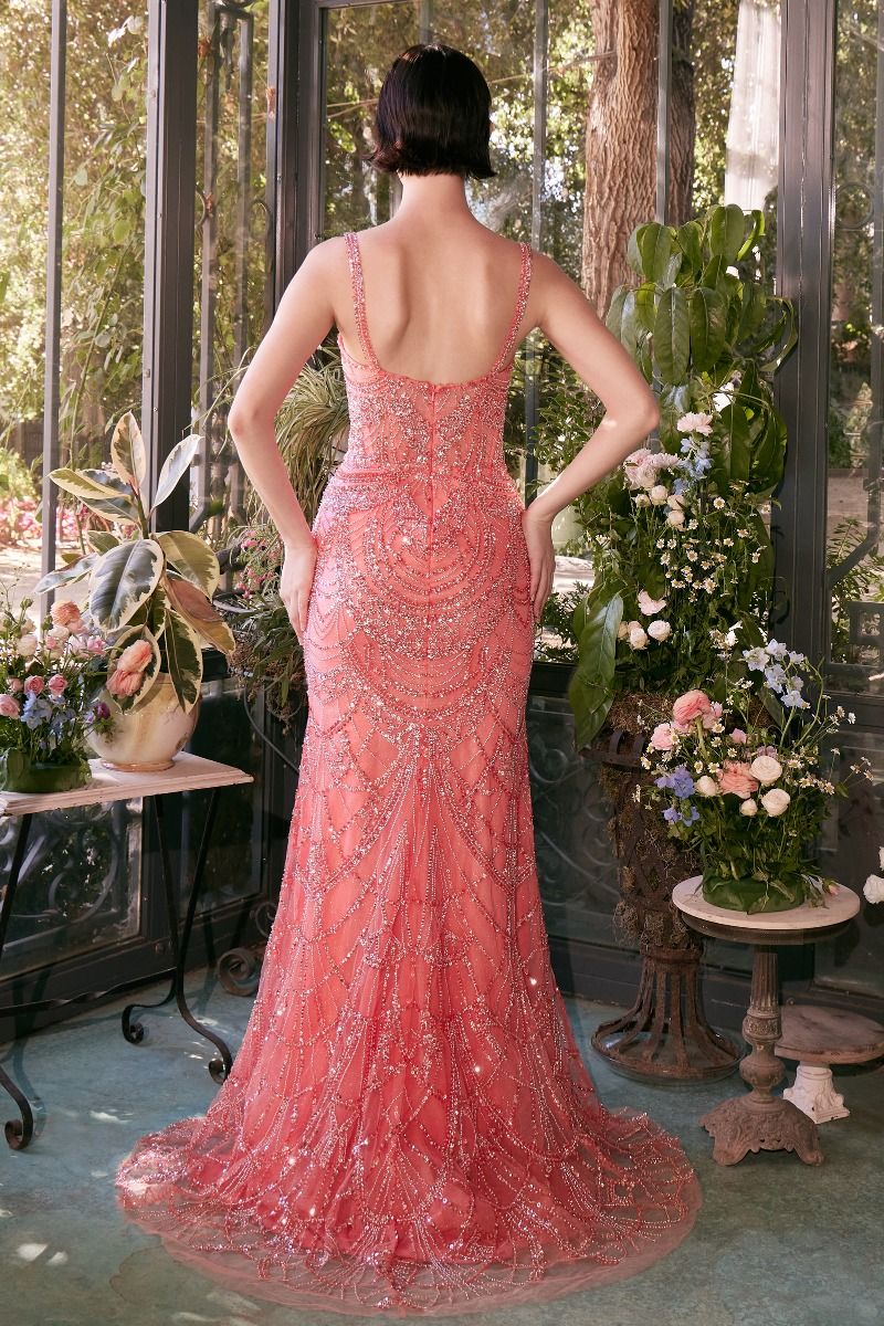 Andrea & Leo A1363 Embellished Fitted Mermaid Gown with Sparkle Mia Bella Couture Andrea & Leo A1363 Embellished Fitted Mermaid Gown with Sparkle Mia Bella Couture