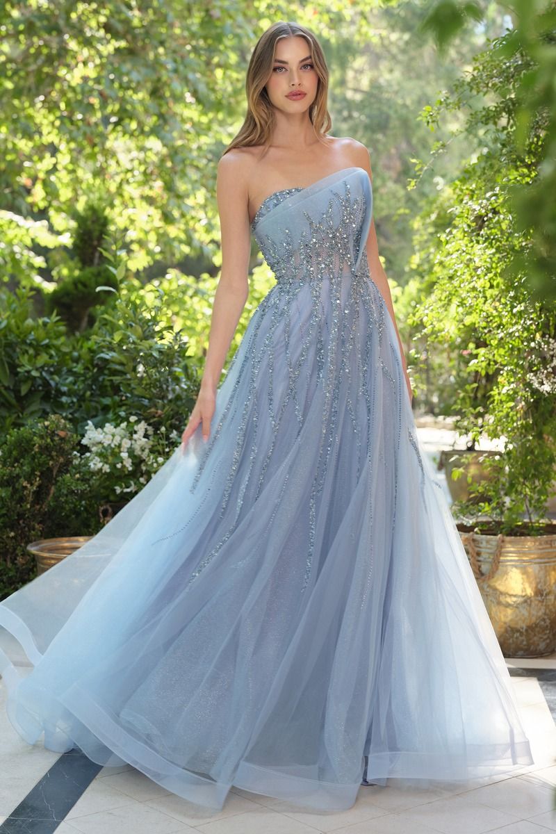 Andrea & Leo A1491 Elegantly Embellished Tulle A-line Ballgown Mia Bella Couture Andrea & Leo A1491 Elegantly Embellished Tulle A-line Ballgown Mia Bella Couture