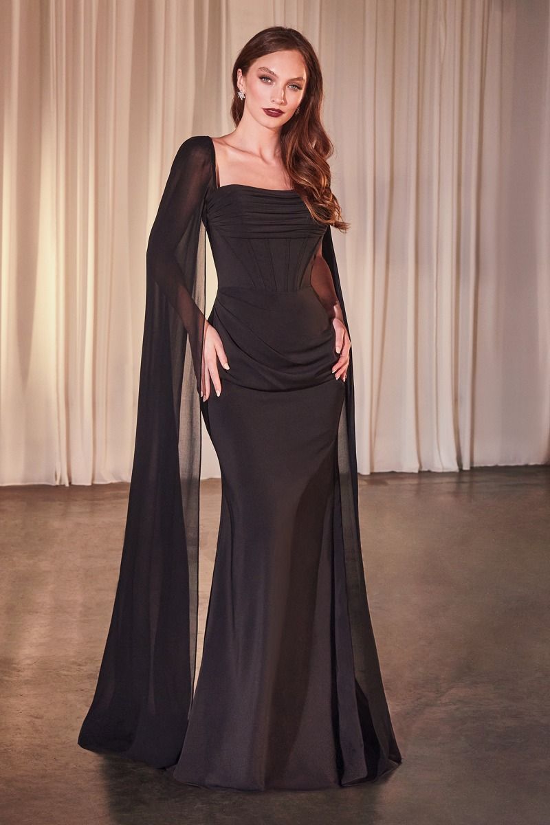 green emerald velvet dress Long Chiffon Split Bridesmaid Dresses Plunge Neck