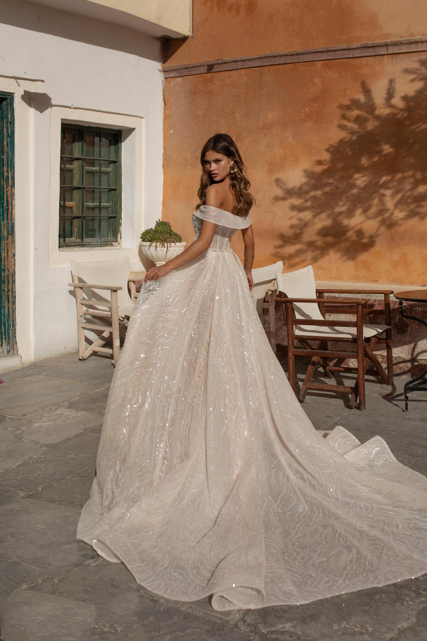 Ricca Sposa 21026 off the shoulder bridal ballgown