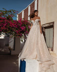 Ricca Sposa 21026 off the shoulder bridal ballgown