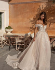 Ricca Sposa 21026 off the shoulder bridal ballgown