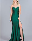 atria 6009 lace up back prom dress