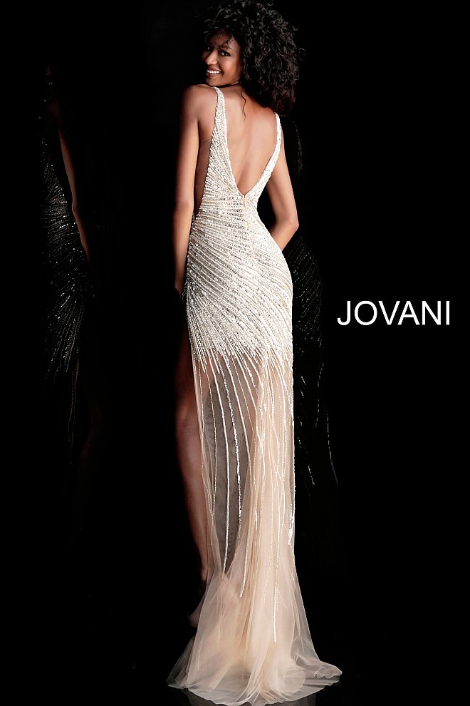 Jovani 63405 Gold and Silver Fully Beaded Long Pageant and Prom Dress 4 / Neon Pink Jovani 63405 Gold and Silver Fully Beaded Long Pageant and Prom Dress 4 / Neon Pink