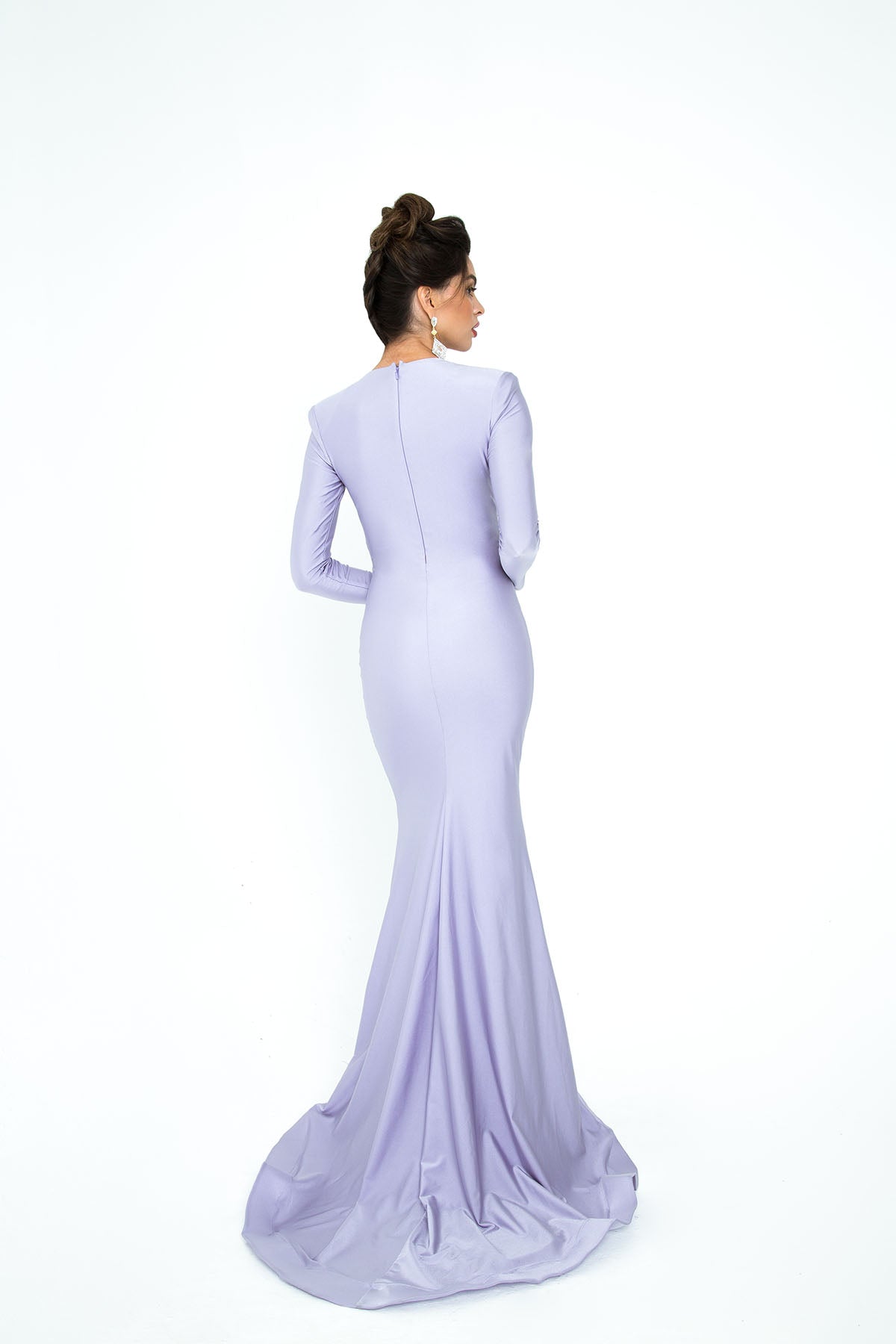 Atria 6103H long sleeve evening dress