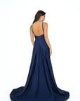 Atria 6505H navy blue prom dress