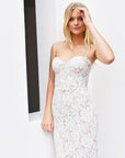 Charlotte lace bustier dress