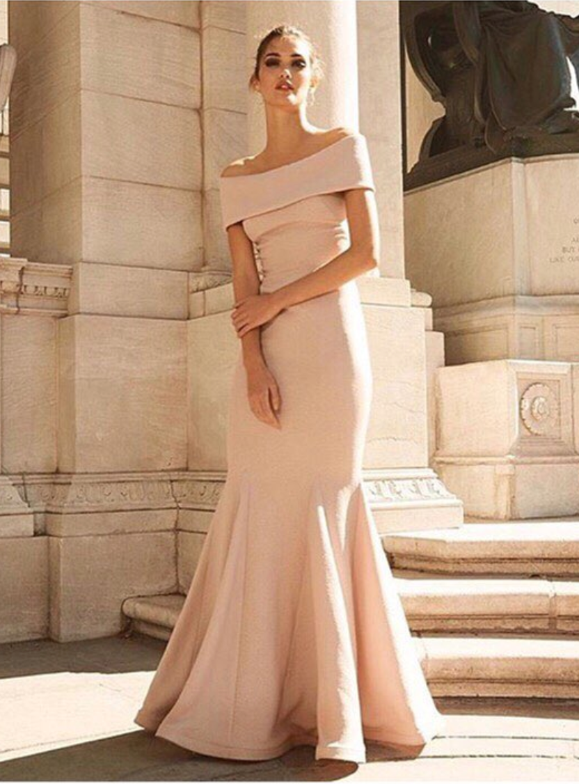nicole bakti off the shoulder dress Nicole Bakti 7176 -Off-Shoulder Metallic Printed Evening Dress