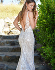 sexy low back lace bridal gown san diego