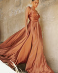gorgeous flowwy sienna evening gown perfect for a gala