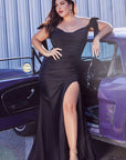 The Fern off the shoulder bridesmaid long dress