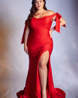 The Fern off the shoulder bridesmaid long dress