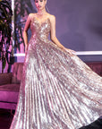 The Tomon sparkle aline prom dress