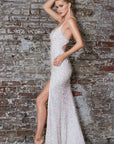 Cinderella Cr848 long sequins prom dress