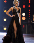 miss california usa 2018 black gown