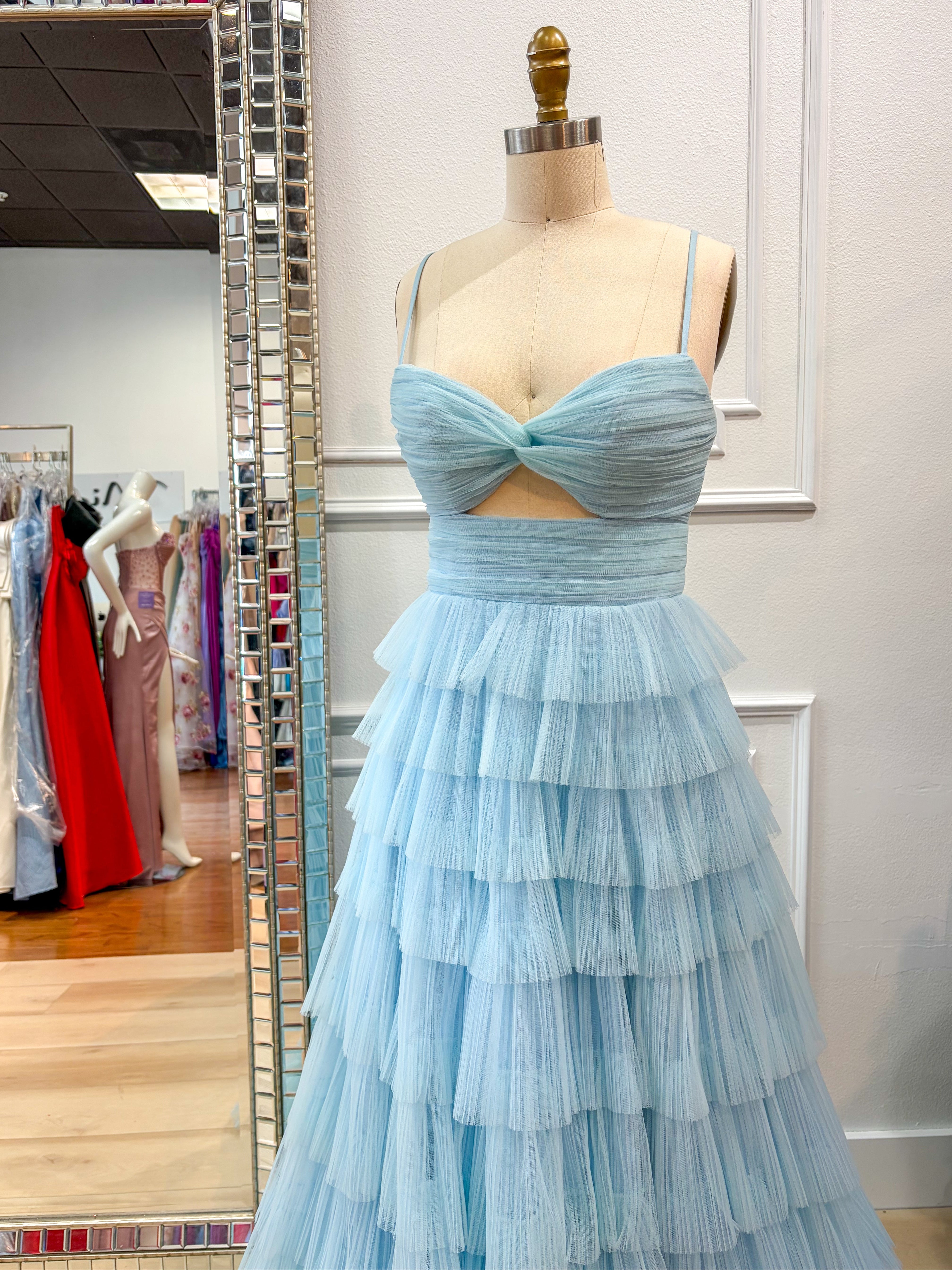 Jovani 38290 tiered tulle prom dress – Mia Bella Couture