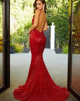Portia Ps21287 red sequins dress 