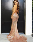 Portia Ps21287 gold sequins dress 