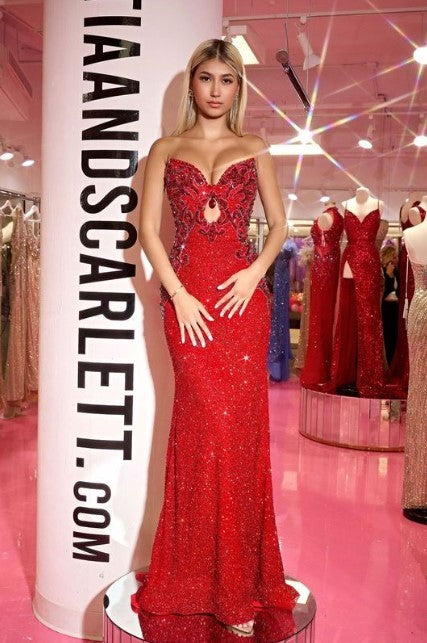 Long Prom Dresses for 2024 – Tagged red – Mia Bella Couture