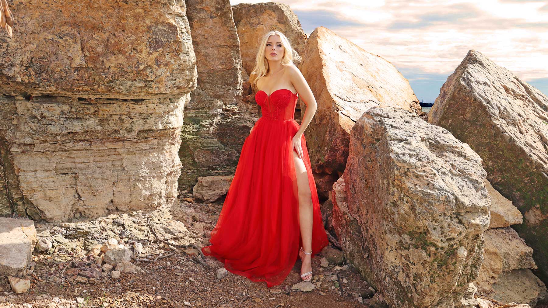 JOVANI Red Strapless Embellished Corset Short Dress Size 12 – Style  Exchange Boutique PGH