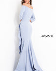 Jovani 00446 blue mother of the bride dress