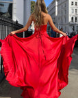 Jadore Jp142 red two piece prom dress
