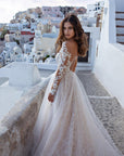 Ricca Sposa 21004 long sleeve bridal ballgown