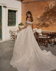 Ricca Sposa 21026 off the shoulder bridal ballgown