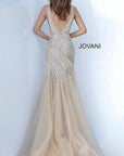 Jovani 4741 beaded long formal dress