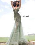 Jovani 4741 beaded long formal dress