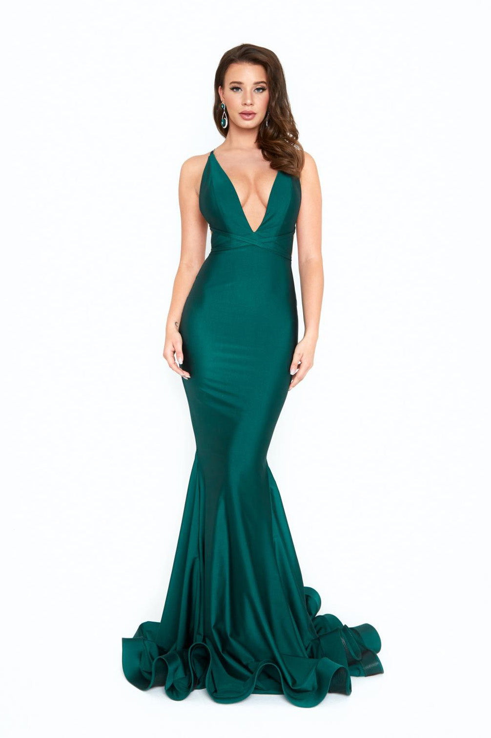 atria 6530 green dress