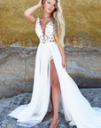 Ivory lace body suit for beach