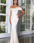 Jadore Jx4083 satin bridesmaid long dress