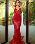 Portia Ps21287 red sequins dress 