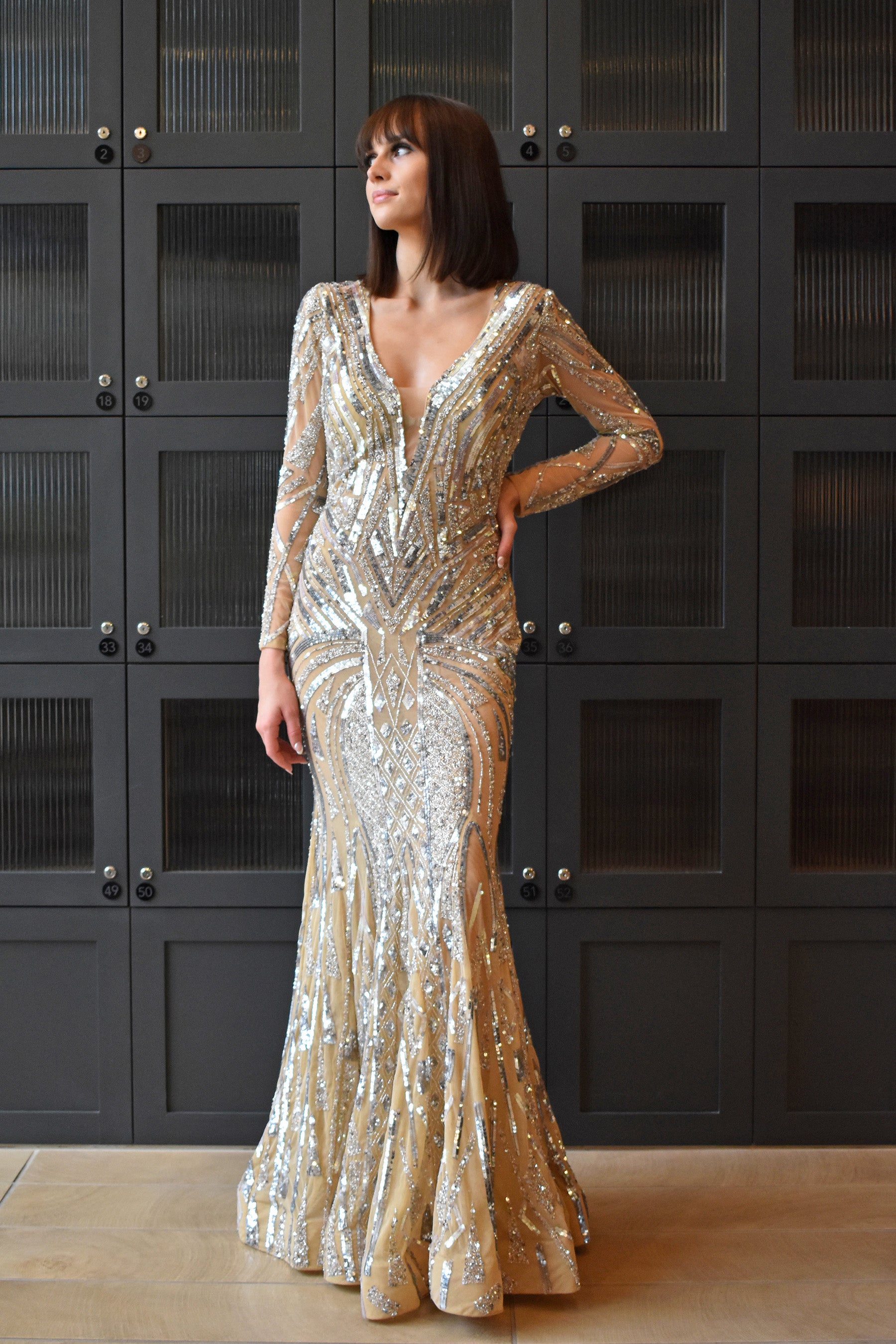 rene the label Reina Gown