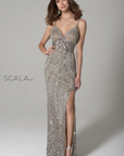 Scala 60127 long beaded dress