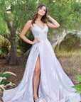 rene the label glitter prom dress